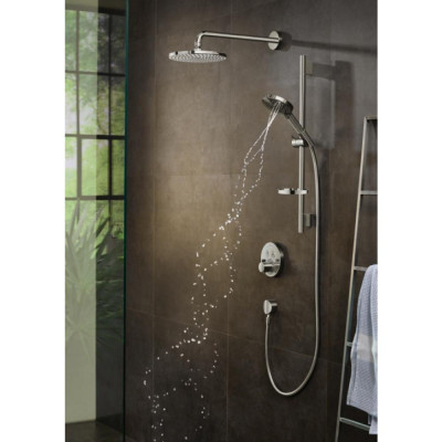 Душевой набор Hansgrohe Raindance Select S 120 3jet PowderRain со штангой 90 см