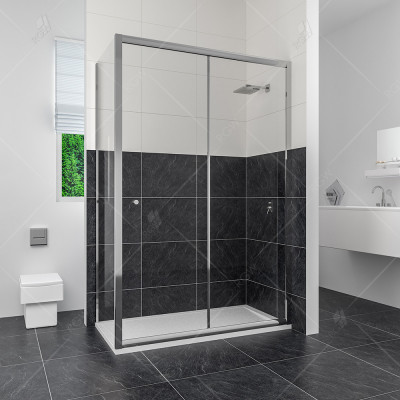 Душевой уголок матовое стекло (шиншила) 140х90х185см, RGW, CL-45Душевые уголки