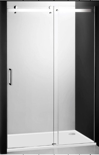 Душевая дверь в нишу или комбинации Ambient Line AMD2/1400, 140см, профиль хром, Roth