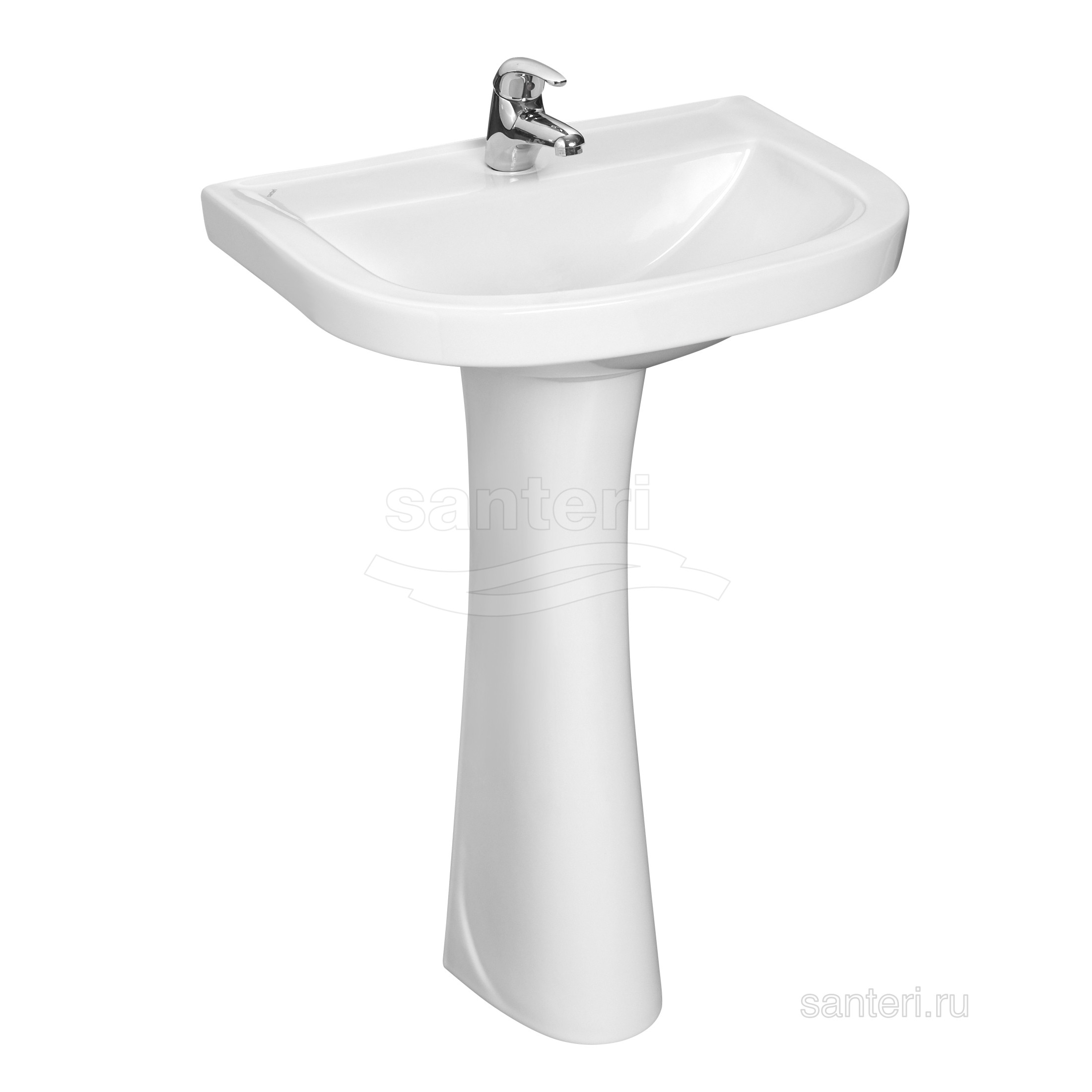 Раковина Santeri Pro 56,5см белый 131155S0010B0