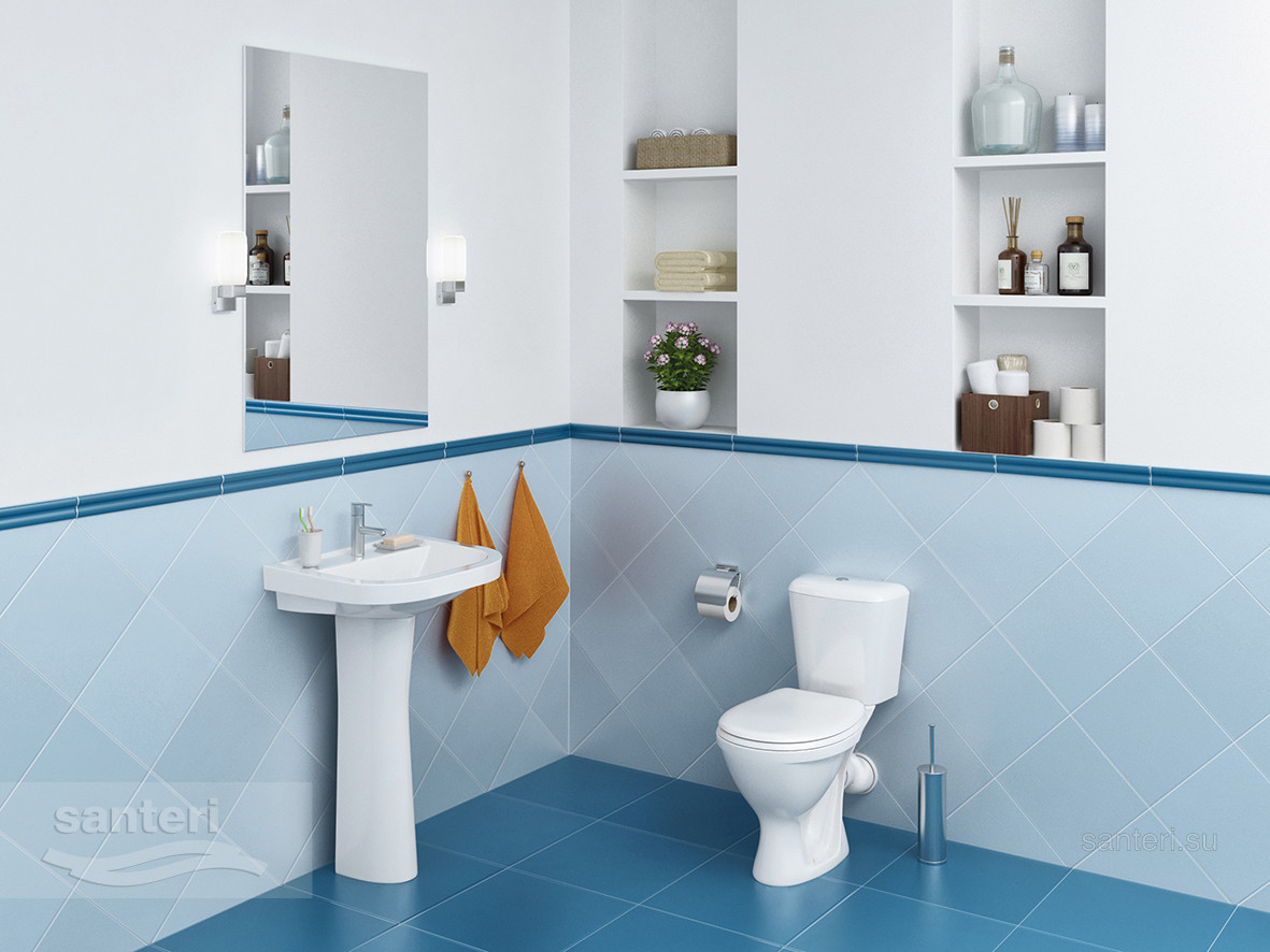 Раковина Santeri Pro 56,5см белый 131155S0010B0