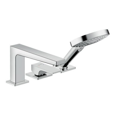 Смеситель на край ванны Hansgrohe Metropol, на 3 отверстия, хром 32550000