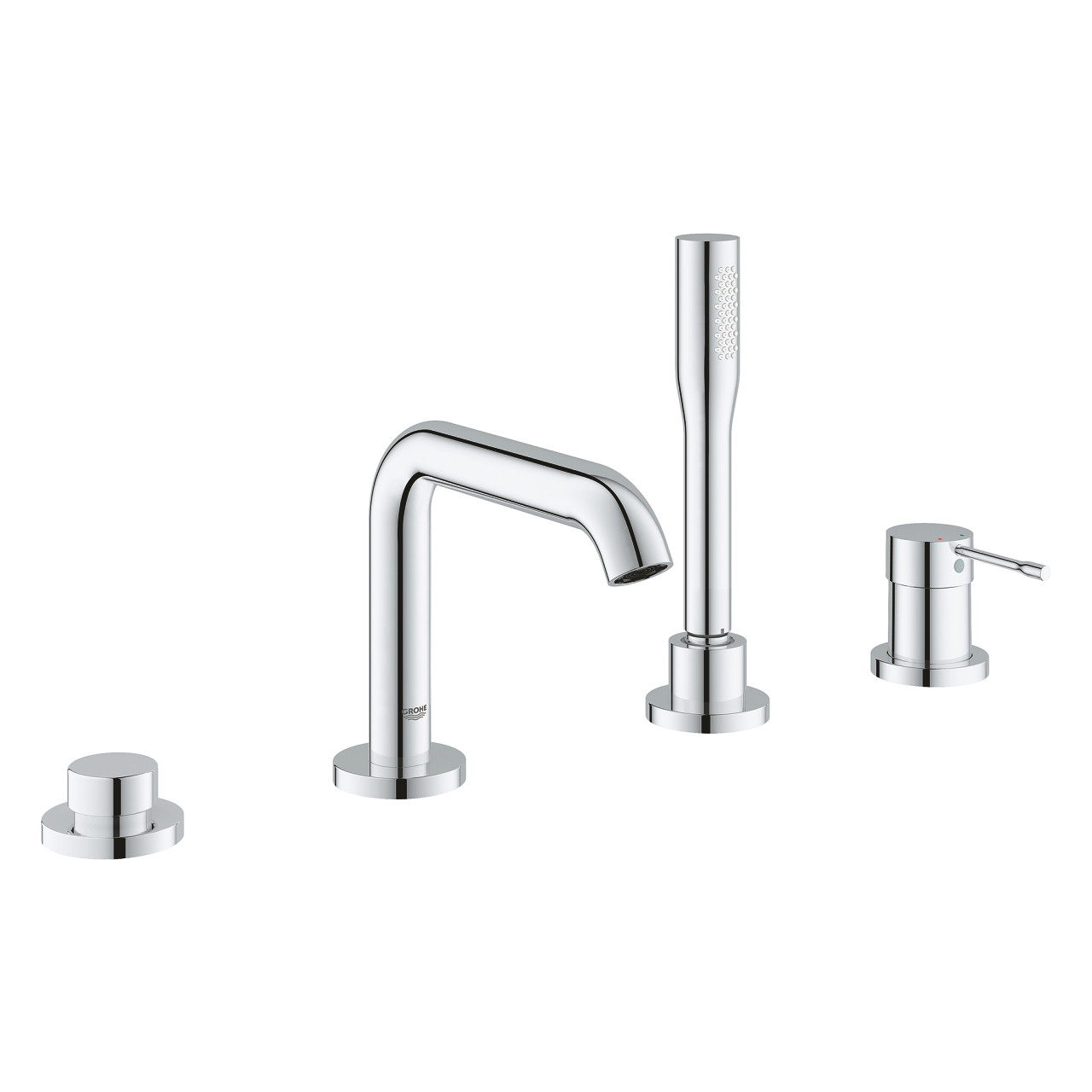 Смеситель однорычажный для ванны Grohe Essence на 4 отверстия, 19578 хром