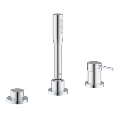 Смеситель однорычажный для ванны Grohe Essence на 3отверстия, 19976 хром
