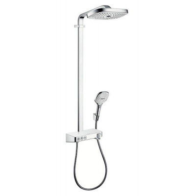 Душевая система Hansgrohe Raindance Select E 300 3jet, с термостатом, верхний душ 300, 27127400