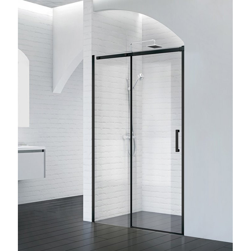Душевая дверь в нишу 120см BELBAGNO ACQUA-BF-1-120-C-NERO черный