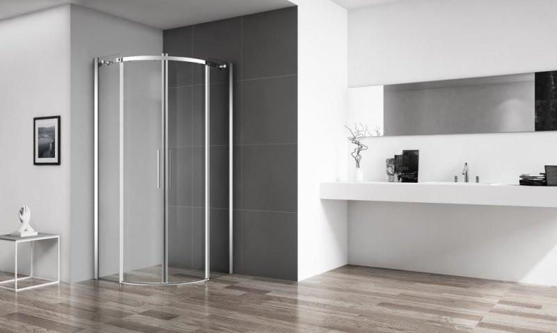 Душевой уголок 90x90 BELBAGNO ACQUA-R-2-90-C-Cr хром