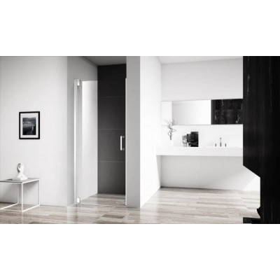 Душевая дверь в нишу 90см BELBAGNO MARMI-B-1-90-C-Cr хром