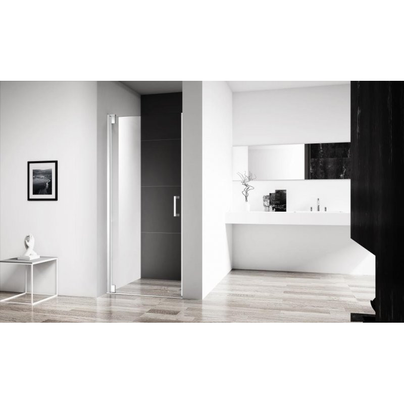 Душевая дверь в нишу 90см BELBAGNO MARMI-B-1-90-C-Cr хром