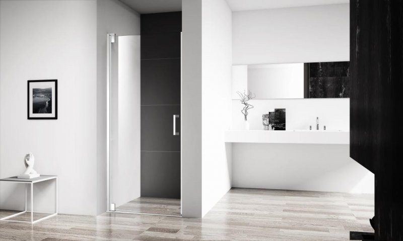 Душевая дверь в нишу 90см BELBAGNO MARMI-B-1-90-C-Cr хром
