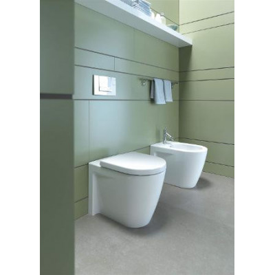 Унитаз напольный Duravit Starck 2 пристенный вариант, с сидением SensoWash