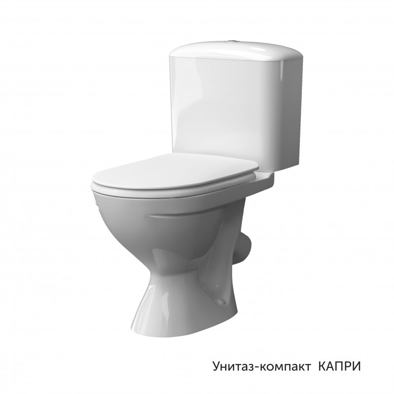 Унитаз-компакт КАПРИ к/в, 1-реж Инкоэр, сид. ПП КЕРАМИН