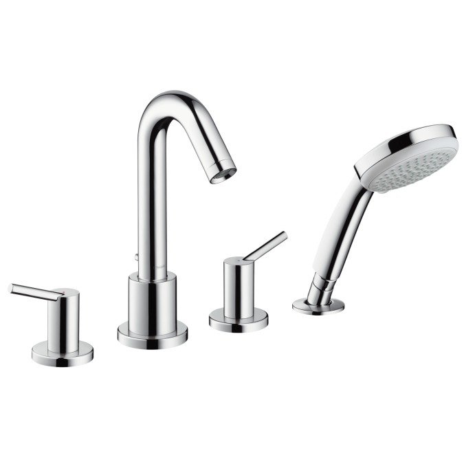 Смеситель на борт ванны 4 отверстия, Talis, Hansgrohe 32314000