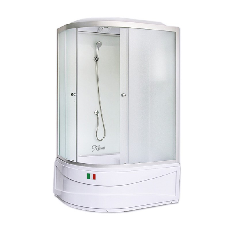 Душ. каб. LOMBARDIA (WDASR-016M) 120x85x215 гл./п. ст. матовое Maroni