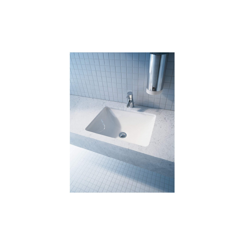 Умывальник встраиваемый 49x36.5cм Duravit Starck 3 030549, Белый Alpin, WonderGliss