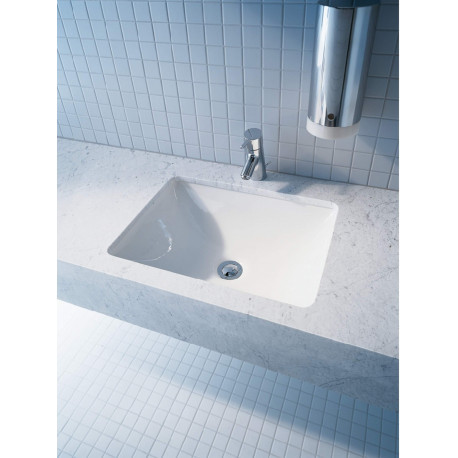 Умывальник встраиваемый 49x36.5cм Duravit Starck 3 030549, Белый Alpin, WonderGliss