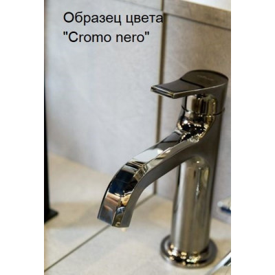 Смеситель для раковины черный хром, FUSION-BSM1-CNE, Cezares