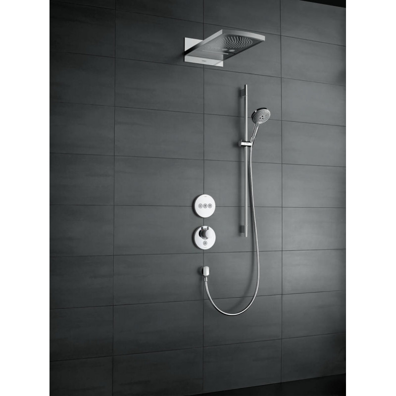 Термостат Hansgrohe ShowerSelect S Highflow клапаном для ручного душа, СМ, хром, 15742000