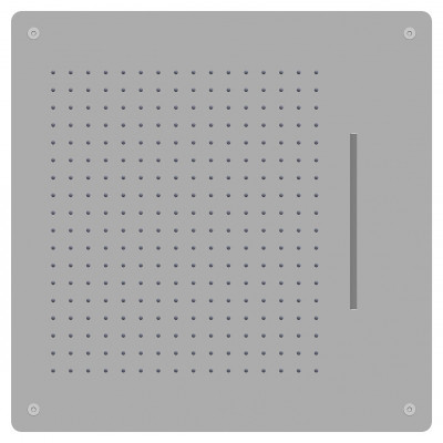 Верхний душ многофункциональный хром 60х60x7.2 см, RGW, SP-74Верхние души