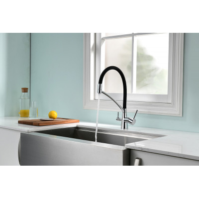Смеситель для кухонной мойки хром, Paulmark SIEGEN, Si213111-CR