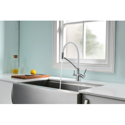 Смеситель для кухонной мойки хром, Paulmark SIEGEN, Si213111-CR