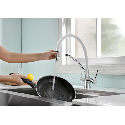 Смеситель для кухонной мойки хром, Paulmark SIEGEN, Si213111-CR