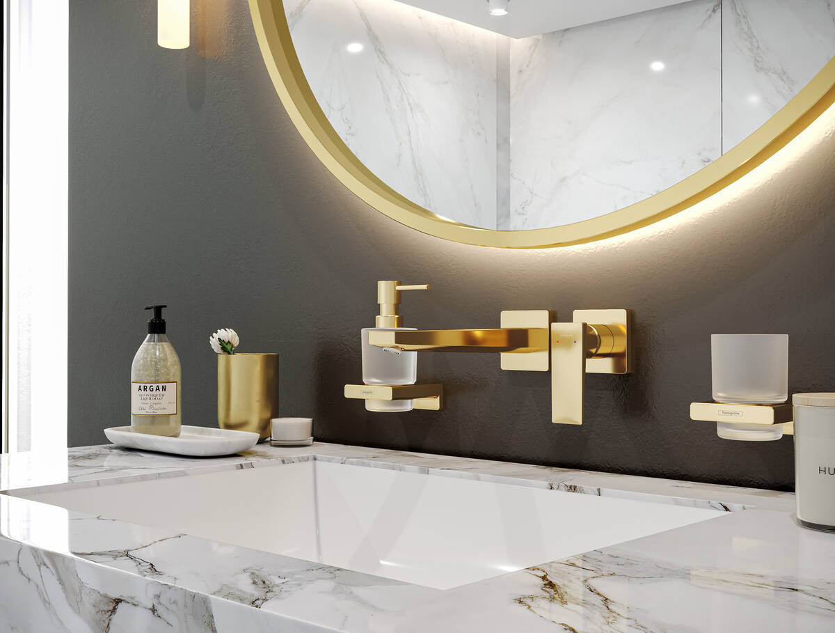 Смеситель для раковины, однорычажный, излив 225 мм, СМ, Hansgrohe Metropol, матовый белый