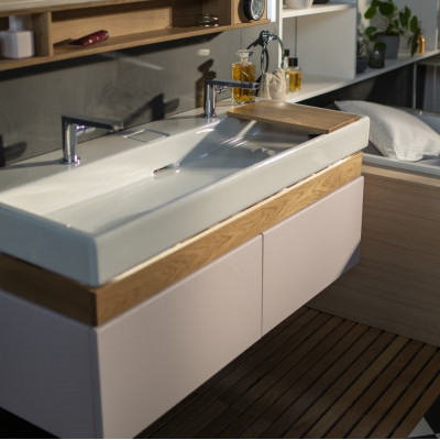 Подвесная раковина-столешница 120Х49см Jacob Delafon TERRACE EXB112-00, Белый