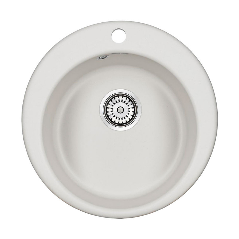 Мойка из кварца белый 45 см, Paulmark GELEGEN, PM404800-WH