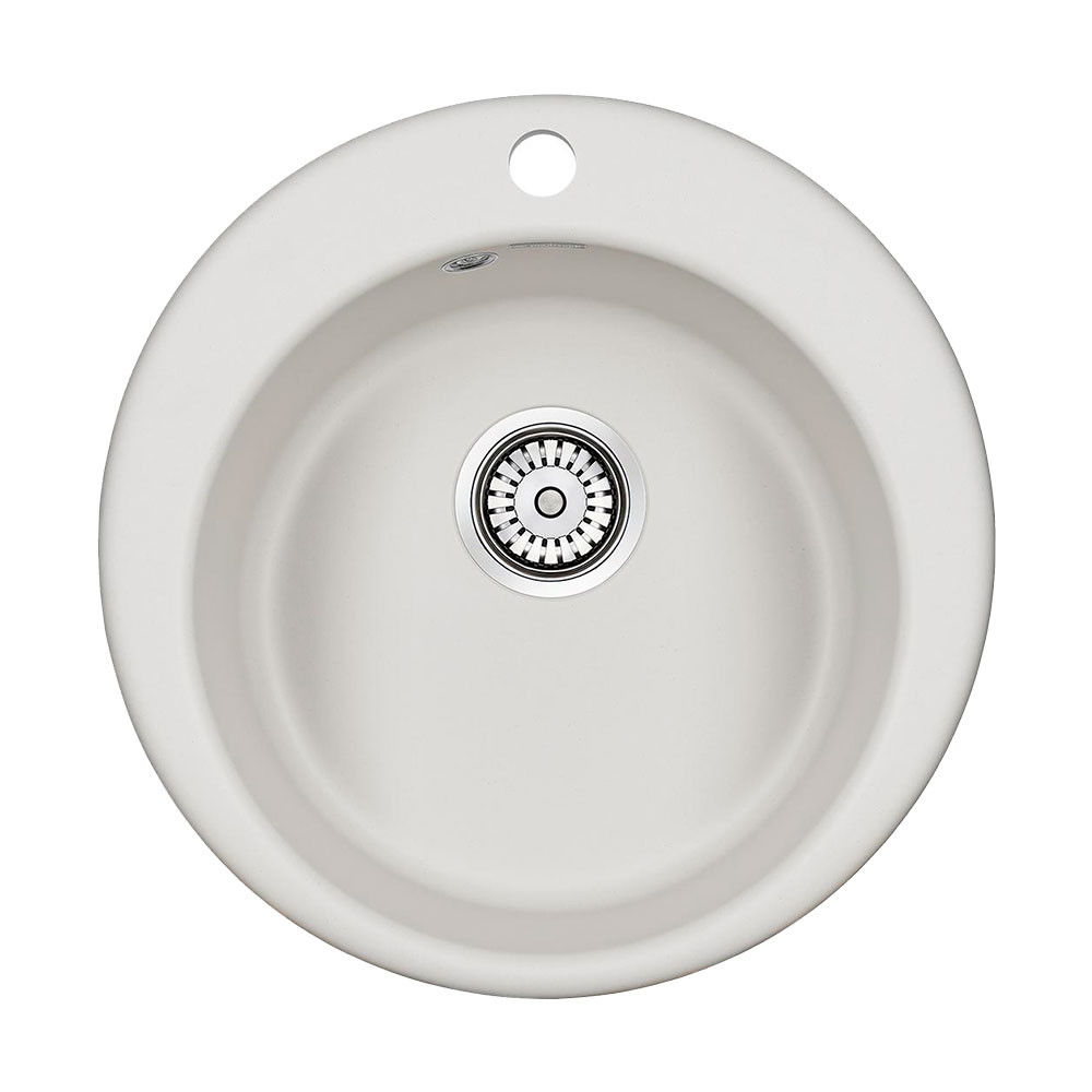 Мойка из кварца белый 45 см, Paulmark GELEGEN, PM404800-WH