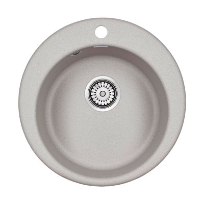 Мойка из кварца серый 45 см, Paulmark GELEGEN, PM404800-GR