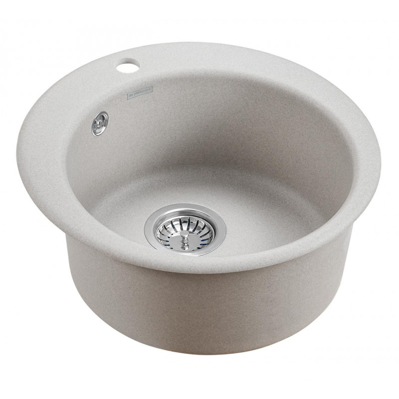Мойка из кварца серый 45 см, Paulmark GELEGEN, PM404800-GR