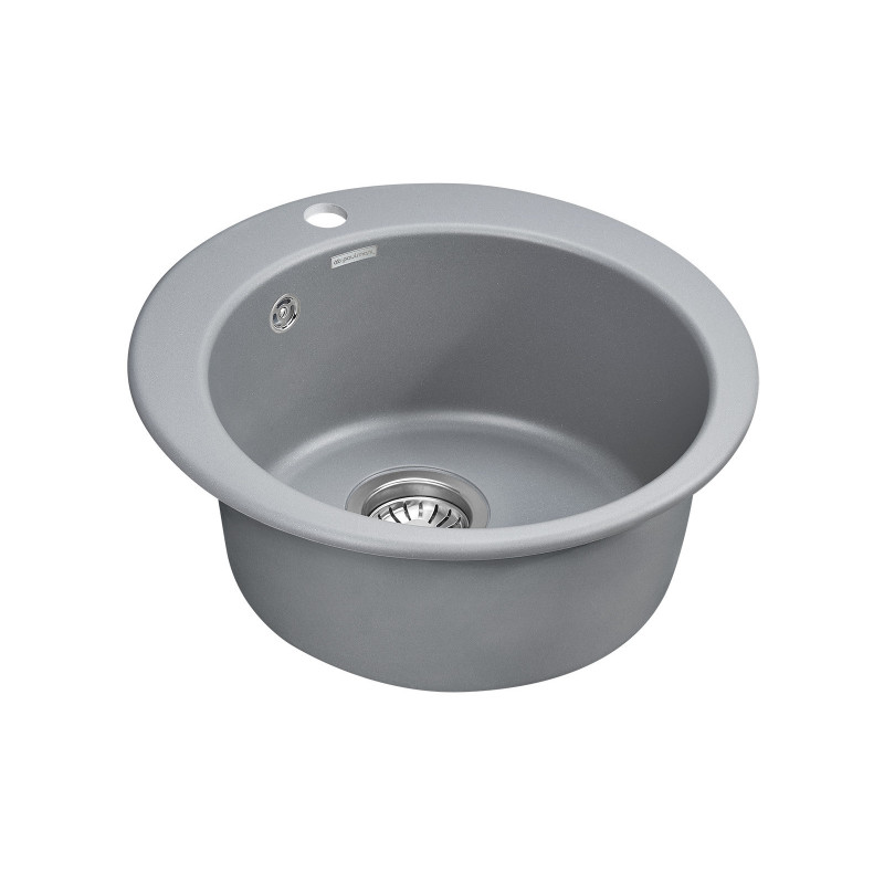 Мойка из кварца серый металлик 45 см, Paulmark GELEGEN, PM404800-GRM