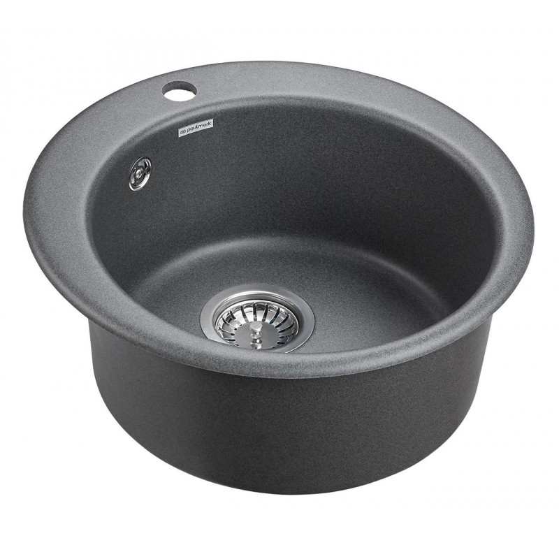 Мойка из кварца графит 45 см, Paulmark GELEGEN, PM404800-DG