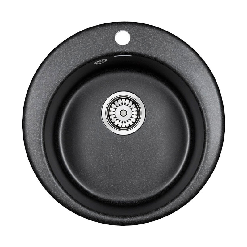 Мойка из кварца чёрный 45 см, Paulmark GELEGEN, PM404800-BL