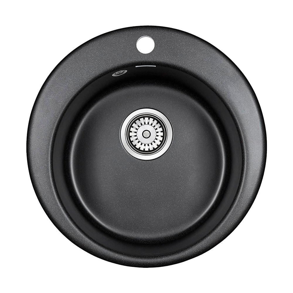 Мойка из кварца чёрный 45 см, Paulmark GELEGEN, PM404800-BL