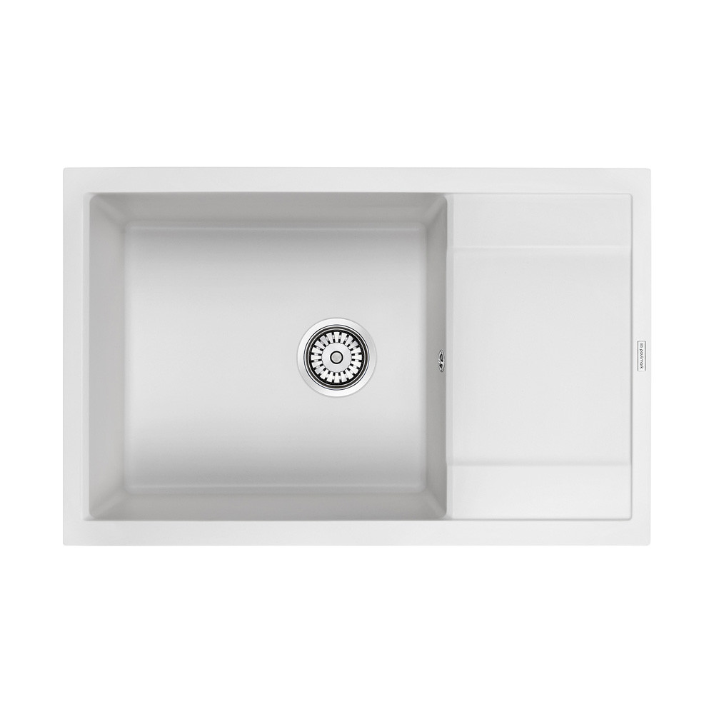 Мойка из кварца белый 78x50 см, Paulmark VERLASS, PM317850-WH
