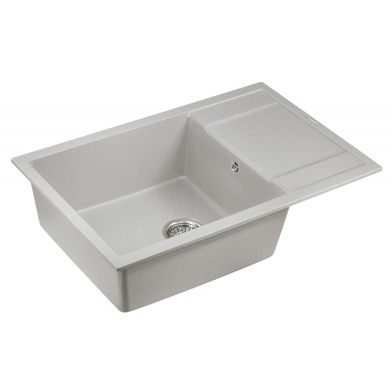 Мойка из кварца серый 78x50 см, Paulmark VERLASS, PM317850-GR
