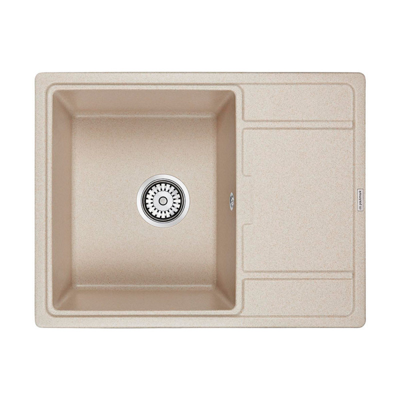 Мойка из кварца бежевая 65x50 см, Paulmark WEIMAR, PM216550-BE