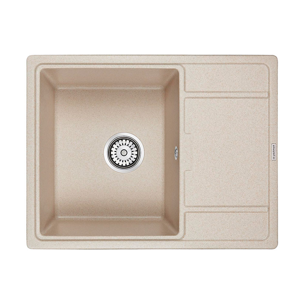 Мойка из кварца бежевая 65x50 см, Paulmark WEIMAR, PM216550-BE