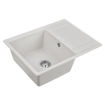 Мойка из кварца белый 65x50 см, Paulmark WEIMAR, PM216550-WH
