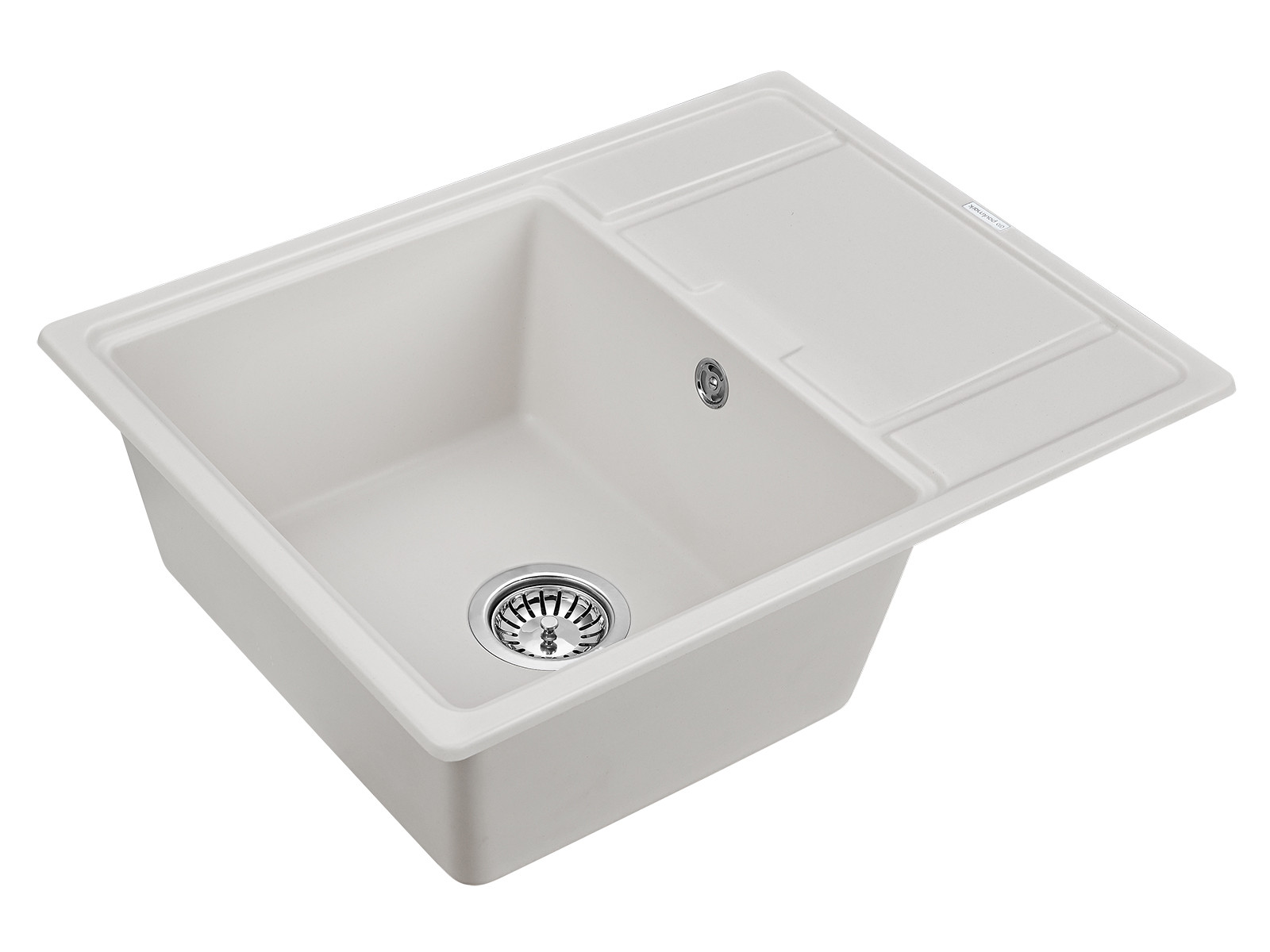 Мойка из кварца белый 65x50 см, Paulmark WEIMAR, PM216550-WH