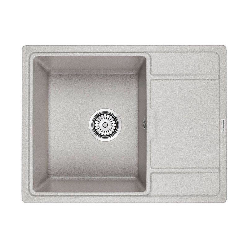 Мойка из кварца серый 65x50 см, Paulmark WEIMAR, PM216550-GR