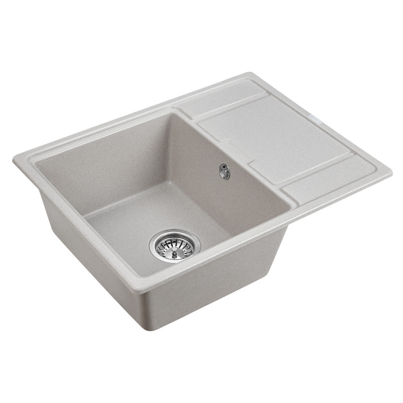 Мойка из кварца серый 65x50 см, Paulmark WEIMAR, PM216550-GR