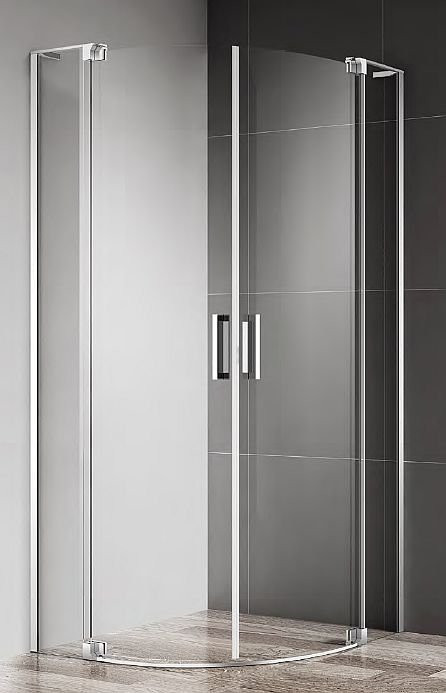 Душевой уголок 80/90х80/90x195см, Cezares, SLIDER-R-2-80/90-C-Cr