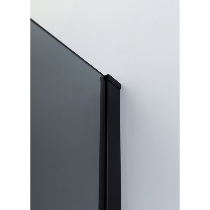 Душевая перегородка стекло графит 66х195 мм, Cezares, LIBERTA-L-1-66-193-GR-NERO