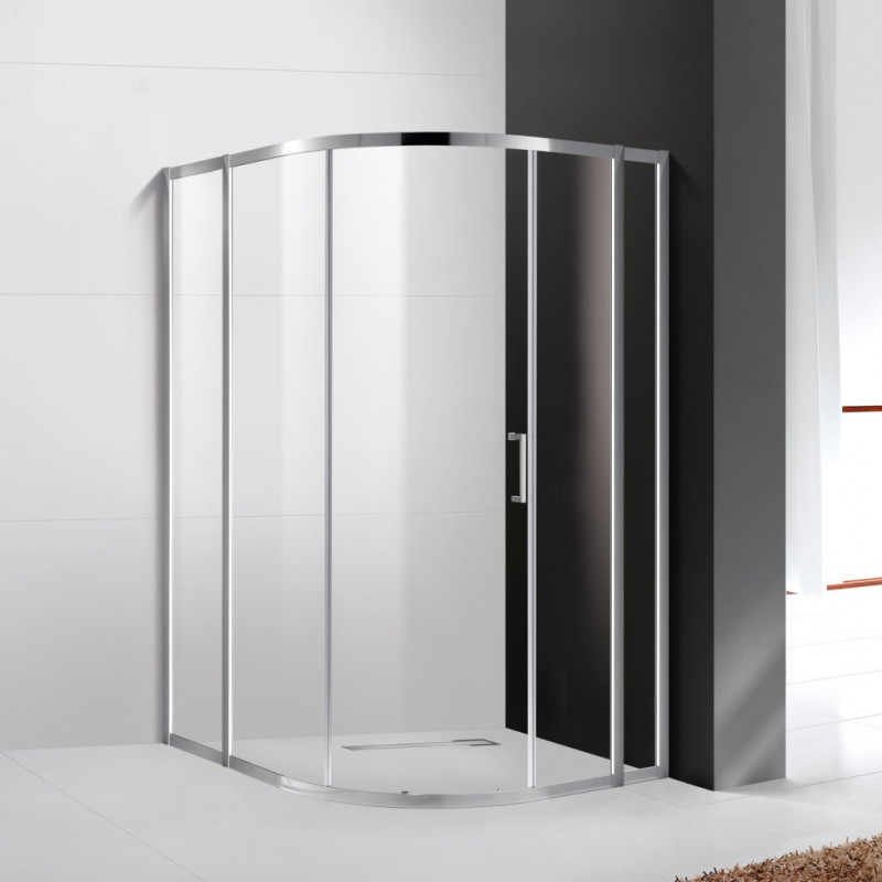 Душевой уголок 120x110x195 см, Cezares, MOLVENO-RH-11-120/110-C-Cr-IV