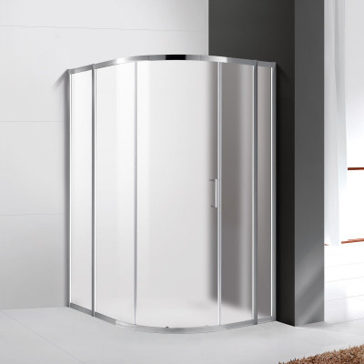 Душевой уголок матовое стекло 130x120x195 см, Cezares, MOLVENO-RH-11-130/120-P-Cr