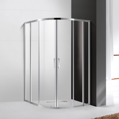 Душевой уголок 120x120x195 см, Cezares, MOLVENO-R-22-100+20-C-Cr-IV