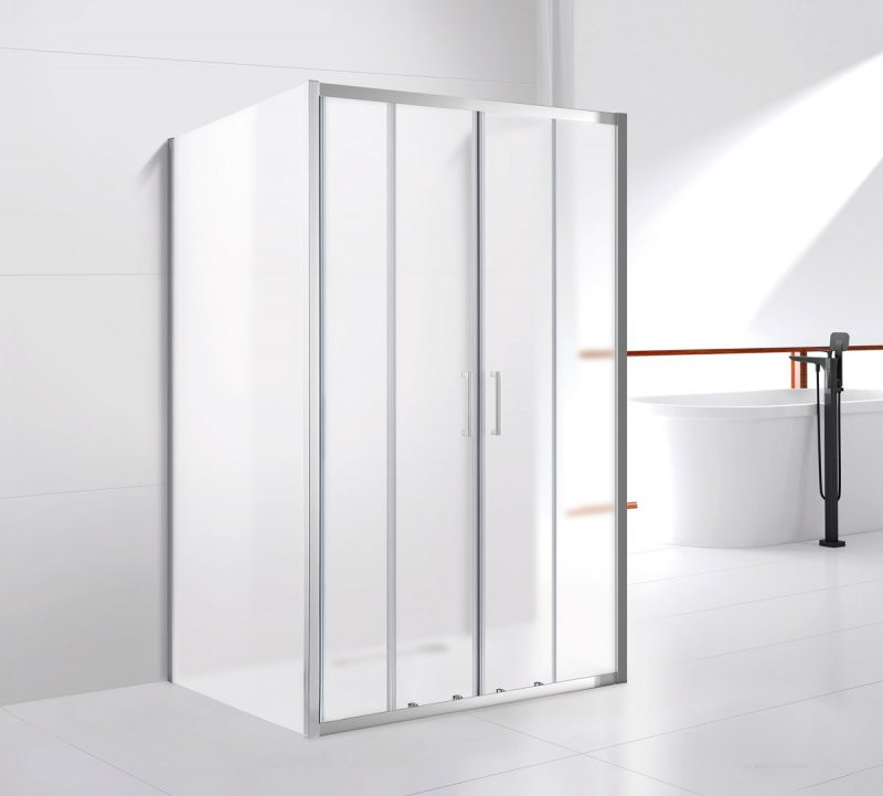 Душевой уголок матовое стекло 170x80x195 см, Cezares, MOLVENO-AH-22-170/80-P-Cr